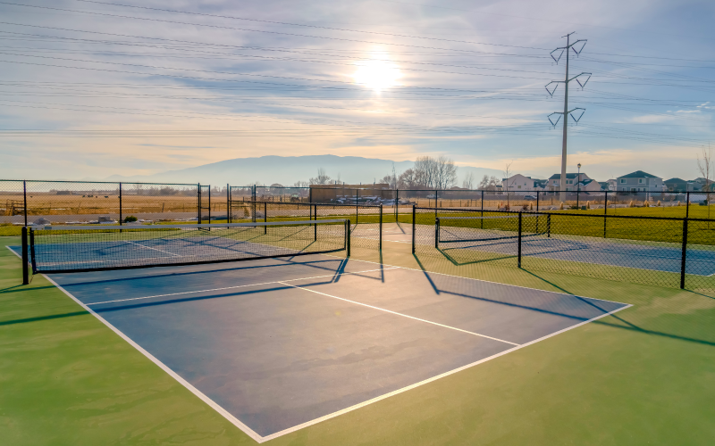 Premium tennis court