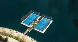 floating padel courts