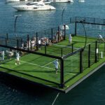 floating padel court